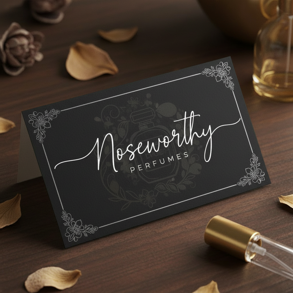 Noseworthy Perfumes Gift Card - Charcoal & Silver